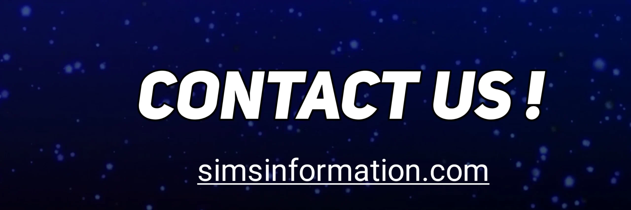 Contact us sim information