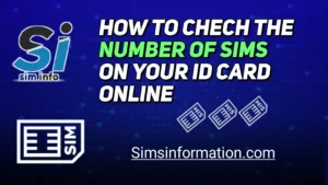 How to Check the Number of SIMs on Your ID Card Online